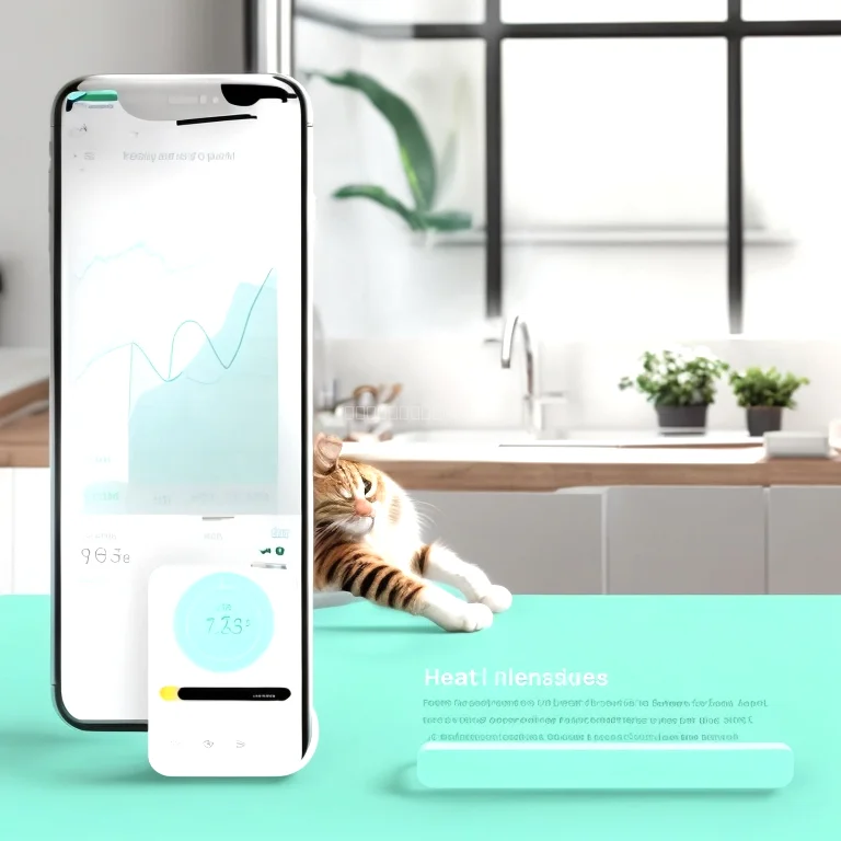 Smart cat water fountain with health tracking display